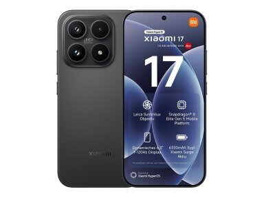 Mobilus telefonas Xiaomi 17 12GB 512GB black