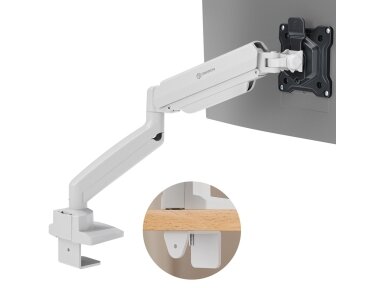MONITOR ACC DESK MOUNT/13-32" BLK/WHT G80-BW ONKRON