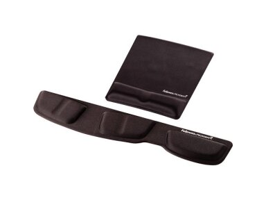 MOUSE PAD WRIST SUPPORT/BLACK 9181201 FELLOWES