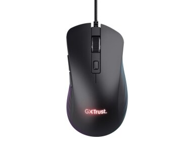 MOUSE USB OPTICAL GAMING/GXT924 YBAR+ BLACK 24890 TRUST