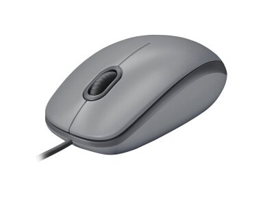 MOUSE USB OPTICAL M110 SILENT/MID GRAY 910-006760 LOGITECH