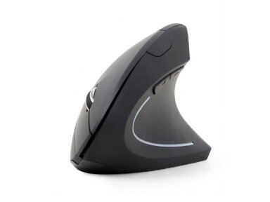 MOUSE USB OPTICAL WRL BLACK/ERGONOMIC MUSW-ERGO-01 GEMBIRD