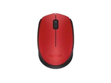 MOUSE USB OPTICAL WRL M171/RED 910-004641 LOGITECH