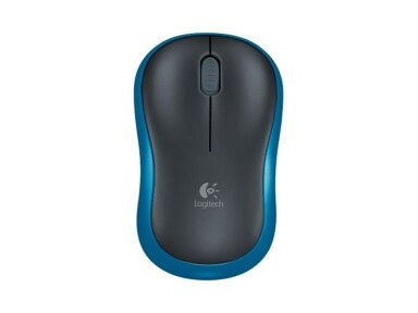 MOUSE USB OPTICAL WRL M185/BLUE 910-002236 LOGITECH