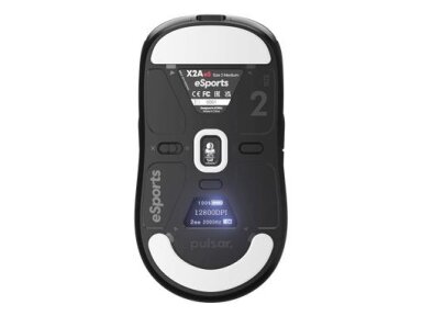 MOUSE USB OPTICAL WRL X2A/ES SIZE2 BLACK PX2AES21 PULSAR