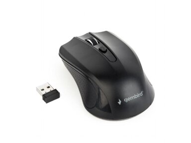 MOUSE USB OPTICAL WRL/BLACK MUSW-4B-04 GEMBIRD