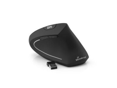 MOUSE USB OPTICAL WRL 6-BUTTON/RIGHT BLACK MROS232 MEDIARANGE 1