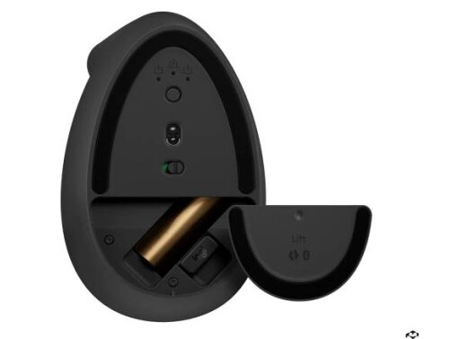 MOUSE USB OPTICAL WRL VERTICAL/BLACK 910-006474 LOGITECH 4