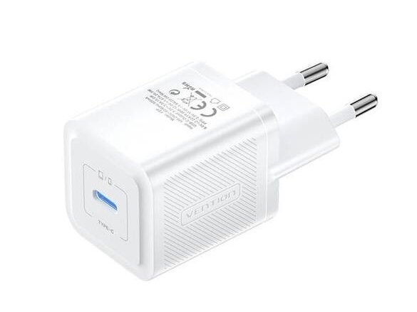 MOBILE CHARGER WALL 20W USB-C/1P WHITE FEPW0-EU VENTION