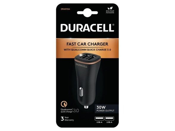 MOBILE CHARGER CAR USB/2P DR6010A DURACELL MOBILE CHARGER CAR USB/2P DR6010A DURACELL
