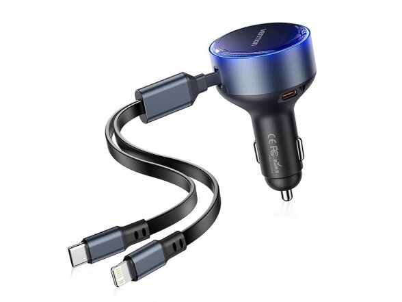 MOBILE CHARGER CAR USB/3P BLACK FFOB0 VENTION