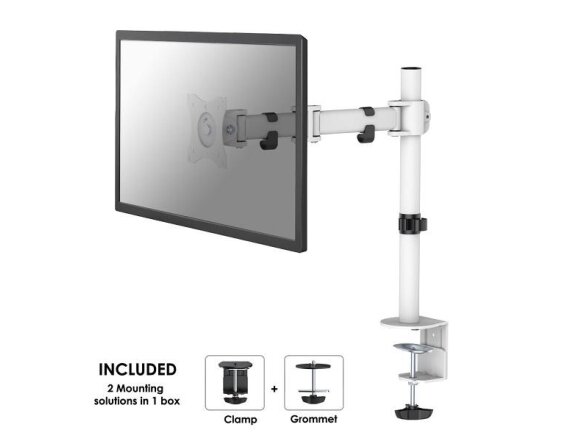 MONITOR ACC DESK MOUNT/10-30" NM-D135WHITE NEOMOUNTS MONITOR ACC DESK MOUNT/10-30" NM-D135WHITE NEOMOUNTS