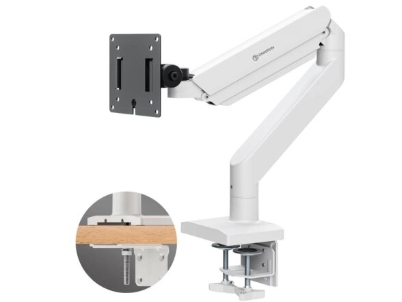 MONITOR ACC DESK MOUNT/15-42" BLK/WHT G110-BW ONKRON 1