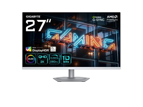 Monitor|GIGABYTE|27 "|2560 x 1440 pixels|Quad HD|Native aspect ratio 16:9|QD-OLED|Flat|MO27Q2AICEEK