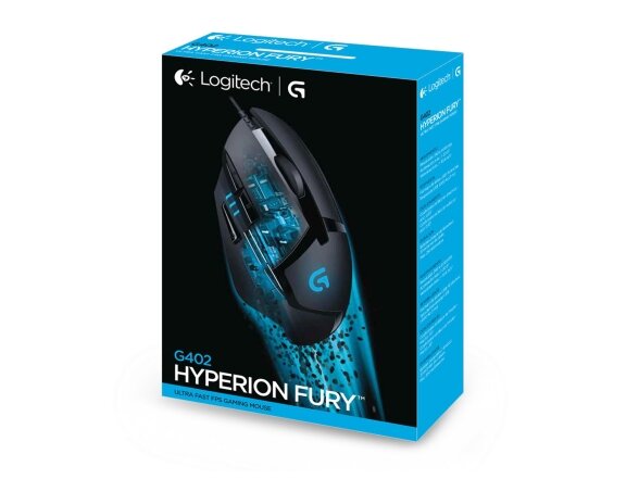 MOUSE USB OPTICAL G402/BLACK 910-004068 LOGITECH 6