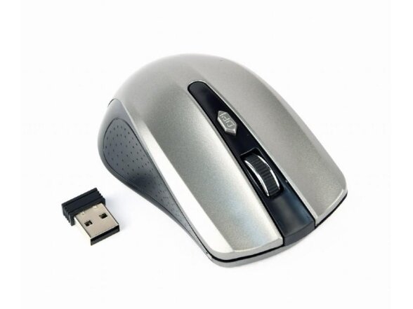 MOUSE USB OPTICAL WRL BLACK/GREY MUSW-4B-04-BG GEMBIRD 1