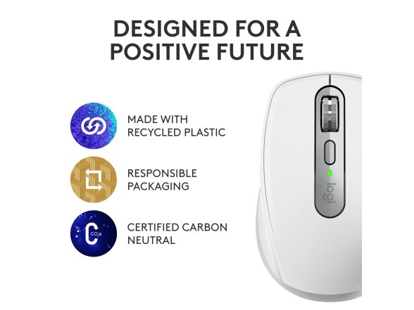 MOUSE USB OPTICAL WRL MX 3S/PALE GREY 910-006930 LOGITECH 13