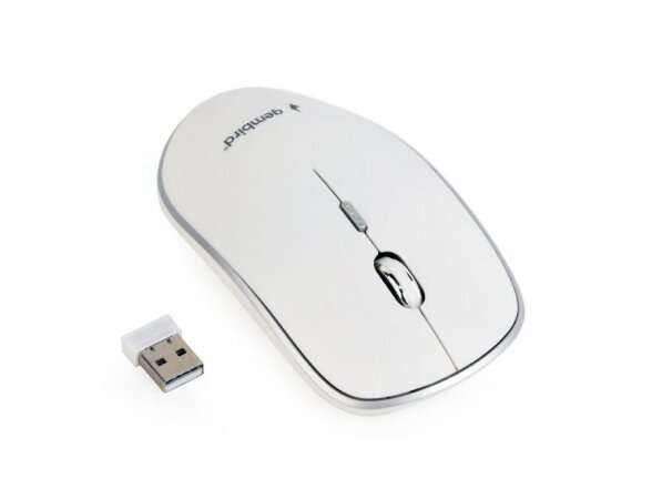 MOUSE USB OPTICAL WRL/WHITE MUSW-4B-01-W GEMBIRD 1 MOUSE USB OPTICAL WRL/WHITE MUSW-4B-01-W GEMBIRD 1