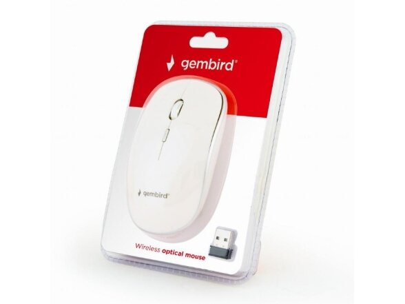 MOUSE USB OPTICAL WRL/WHITE MUSW-4B-01-W GEMBIRD 2 MOUSE USB OPTICAL WRL/WHITE MUSW-4B-01-W GEMBIRD 2