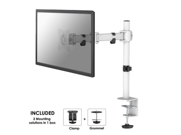 MONITOR ACC DESK MOUNT/10-30" NM-D135WHITE NEOMOUNTS MONITOR ACC DESK MOUNT/10-30" NM-D135WHITE NEOMOUNTS