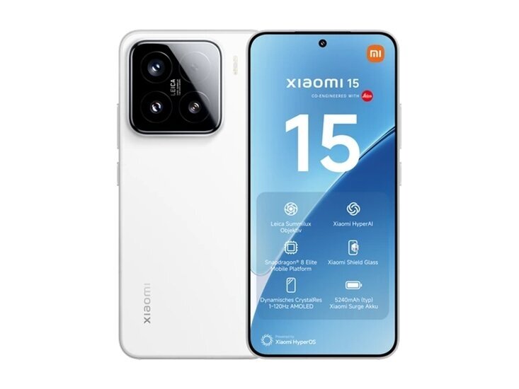 Mobilus telefonas Xiaomi 15 12GB 512GB White