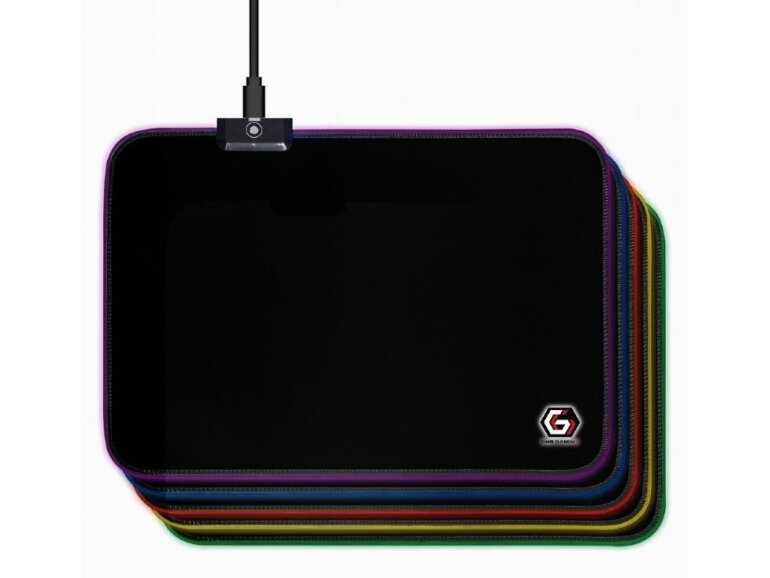 MOUSE PAD GAMING LED MEDIUM/MP-GAMELED-M GEMBIRD