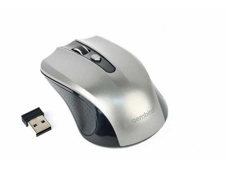 MOUSE USB OPTICAL WRL BLACK/GREY MUSW-4B-04-BG GEMBIRD