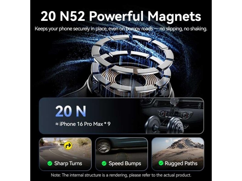 MOBILE CHARGER CAR MAGNETIC/WRL BLACK KSJB0 VENTION 11 MOBILE CHARGER CAR MAGNETIC/WRL BLACK KSJB0 VENTION 11