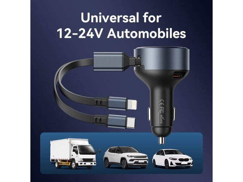 MOBILE CHARGER CAR USB/3P BLACK FFOB0 VENTION 12 MOBILE CHARGER CAR USB/3P BLACK FFOB0 VENTION 12