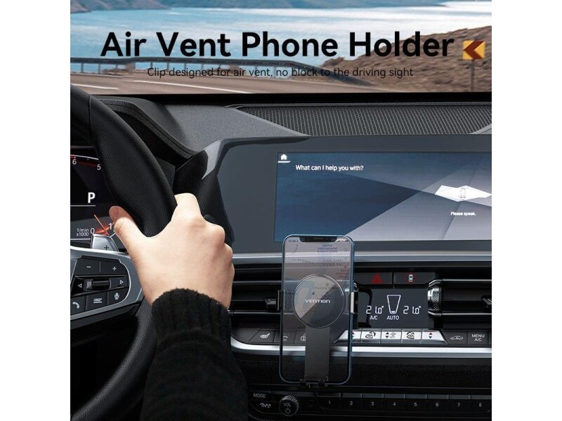 MOBILE HOLDER CAR/BLACK KCGB0 VENTION