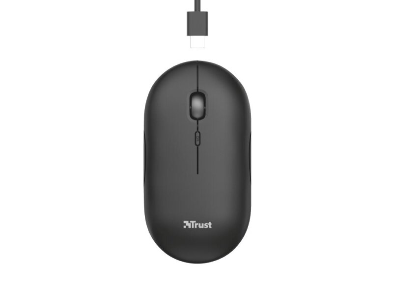 MOUSE USB OPTICAL WRL/PUCK RECHARGEABLE 24059 TRUST 2