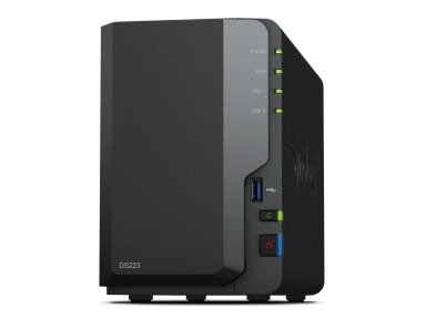 NAS STORAGE TOWER 2BAY/NO HDD USB3.2 DS223 SYNOLOGY
