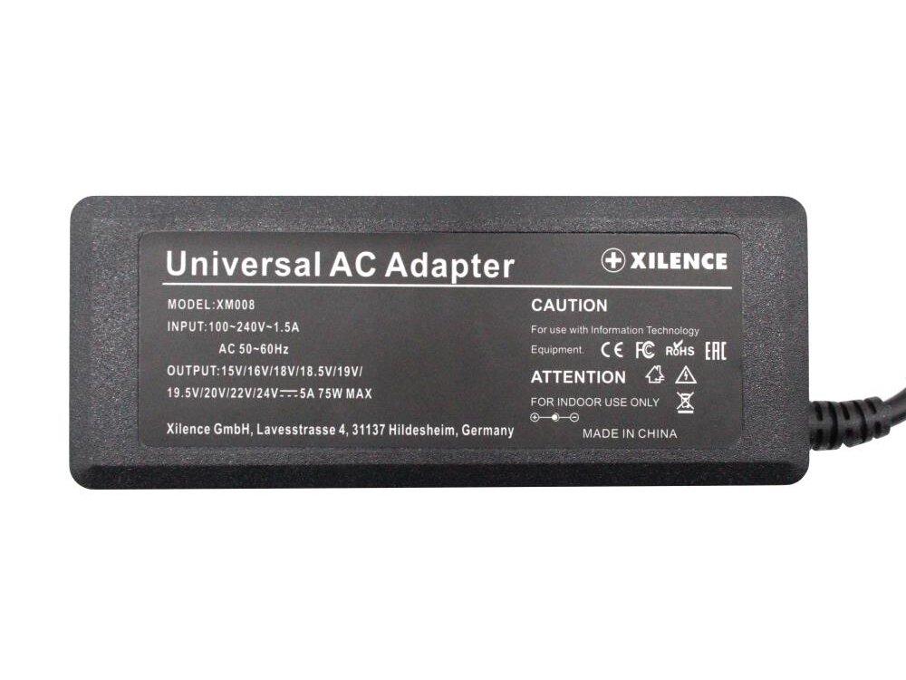 NB ACC AC ADAPTER UNIV. 75W/XM008 XILENCE 4