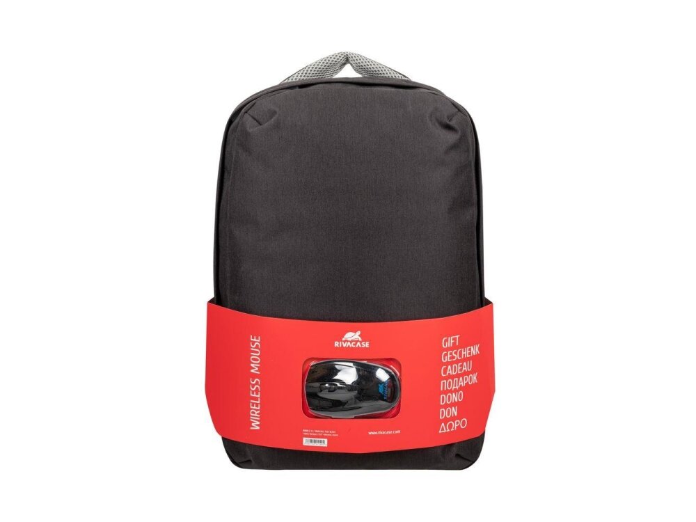 NB BACKPACK 15.6" + MOUSE/7563 BLACK RIVACASE 1 NB BACKPACK 15.6" + MOUSE/7563 BLACK RIVACASE 1