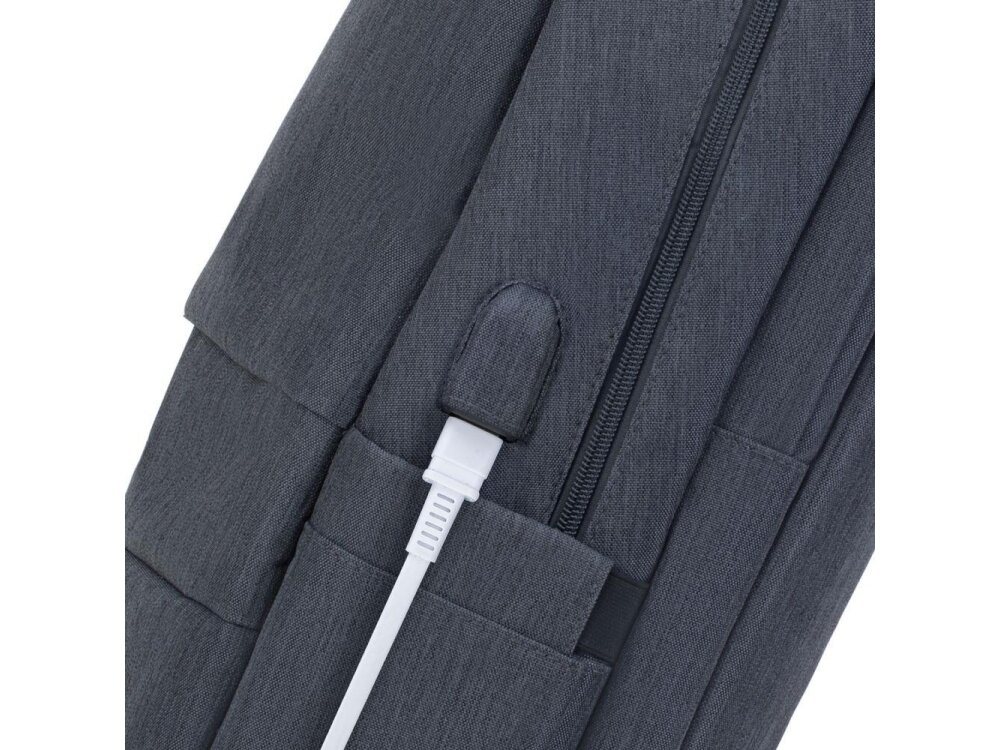 NB BACKPACK ANTI-THEFT 17.3"/7567 DARK GREY RIVACASE 4