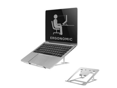 NB ACC DESK STAND 10-17"/NSLS085SILVER NEOMOUNTS
