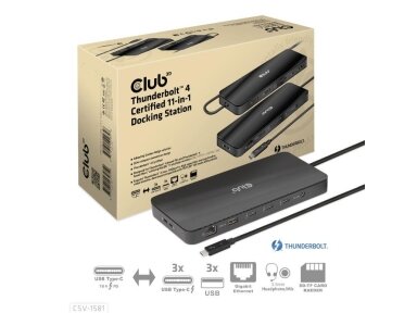NB ACC DOCKING STATION 11IN1/THUNDERBOLT CSV-1581 CLUB3D