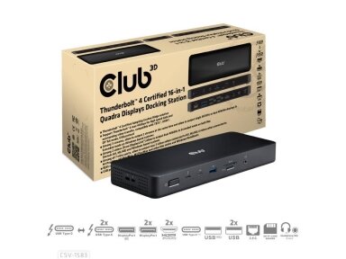 NB ACC DOCKING STATION 16IN1/THUNDERBOLT CSV-1583 CLUB3D
