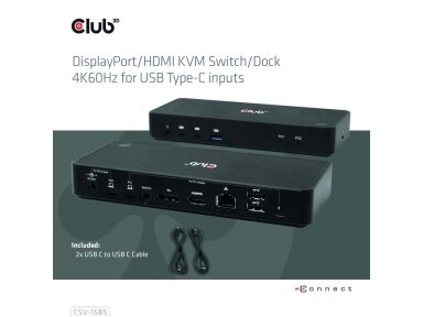 NB ACC DOCKING STATION/USB-C 120W CSV-1585 CLUB3D
