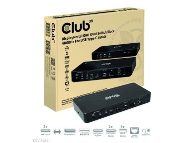 NB ACC DOCKING STATION/USB-C 120W CSV-1585 CLUB3D