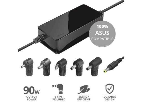 NB ACC AC ADAPTER 90W MAXO//ASUS BLACK 23390 TRUST 3