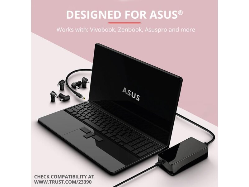 NB ACC AC ADAPTER 90W MAXO//ASUS BLACK 23390 TRUST 1 NB ACC AC ADAPTER 90W MAXO//ASUS BLACK 23390 TRUST 1