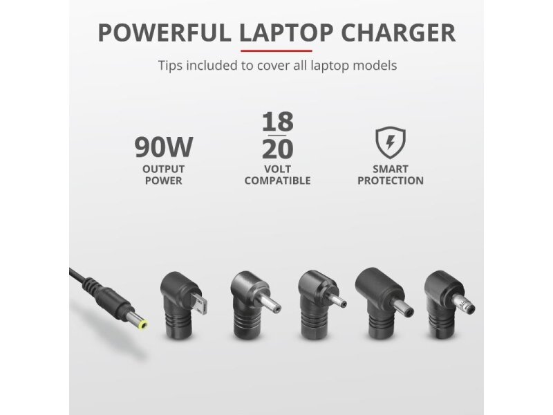 NB ACC AC ADAPTER 90W MAXO//ASUS BLACK 23390 TRUST 2
