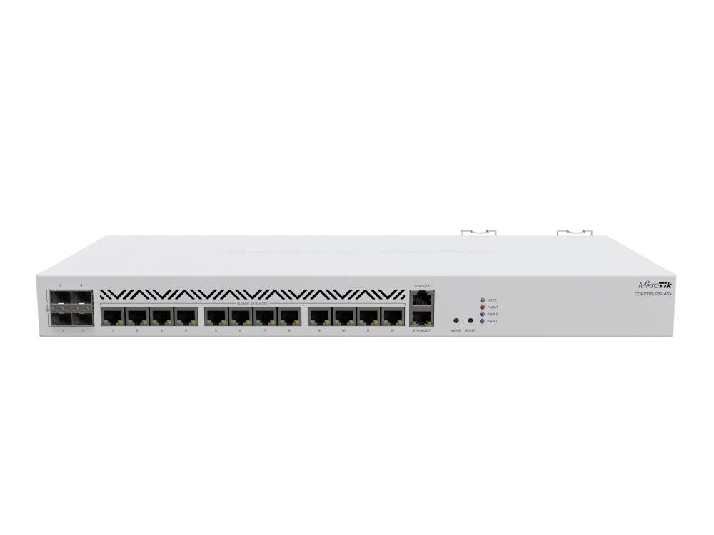 NET ROUTER 1000M 12PORT 4SFP+/CCR2116-12G-4S+ MIKROTIK NET ROUTER 1000M 12PORT 4SFP+/CCR2116-12G-4S+ MIKROTIK