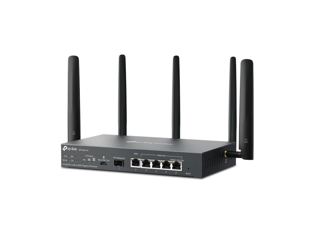 NET ROUTER 1000M 6PORT VPN/OMADA 4G+ ER706W-4G TP-LINK 1