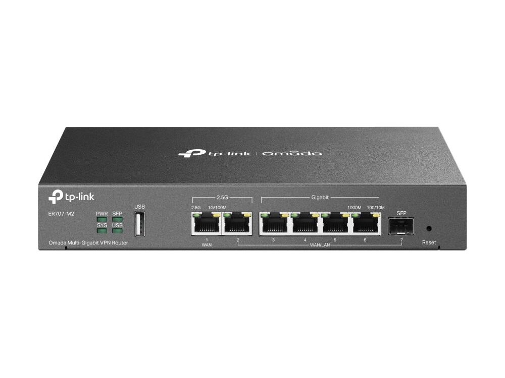 NET ROUTER 1/2.5G 6PORT VPN/OMADA ER707-M2 TP-LINK NET ROUTER 1/2.5G 6PORT VPN/OMADA ER707-M2 TP-LINK