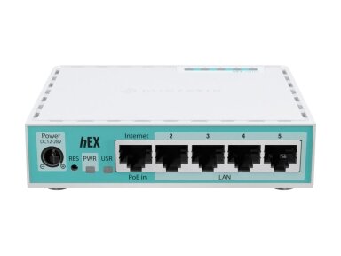 NET ROUTER 10/100/1000M 5P HEX/E50UG MIKROTIK