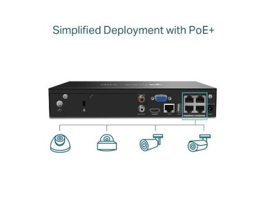 NET VIDEO RECORDER 4CH POE+/VIGI NVR1004H-4P TP-LINK