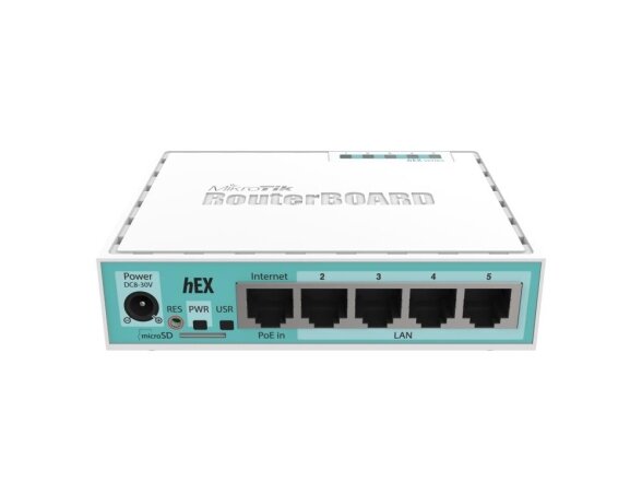 NET ROUTER 10/100/1000M 5PORT/HEX RB750GR3 MIKROTIK NET ROUTER 10/100/1000M 5PORT/HEX RB750GR3 MIKROTIK