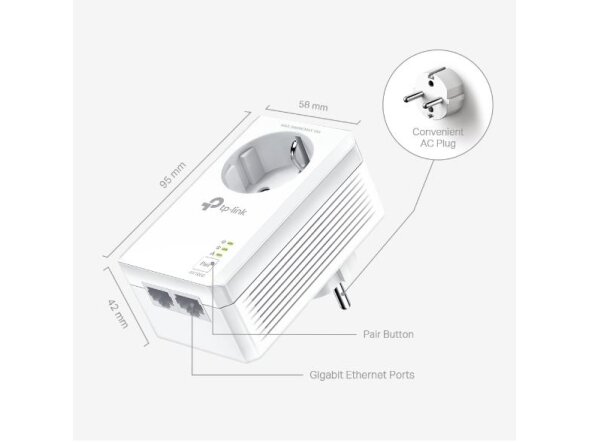 NET POWERLINE ADAPTER 1000MBPS/TL-PA7027P KIT TP-LINK 2